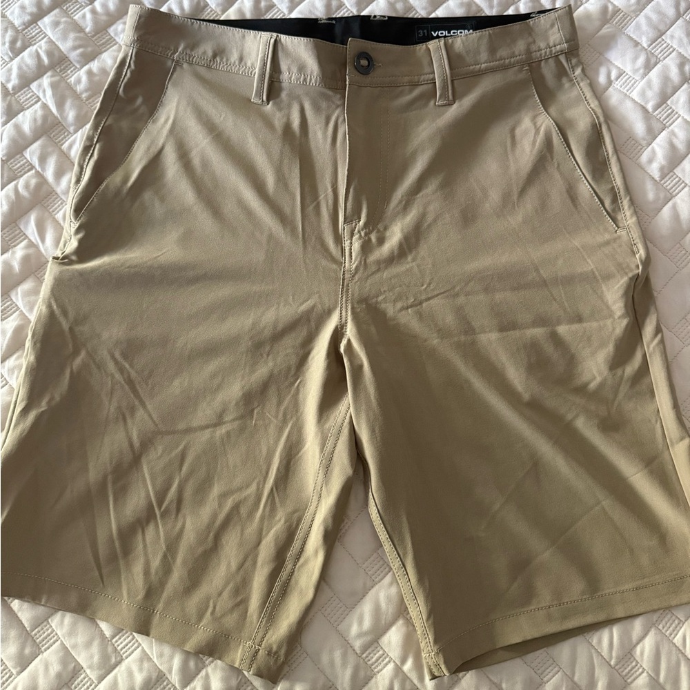 Volcom Men's Khaki Hybrid Shorts